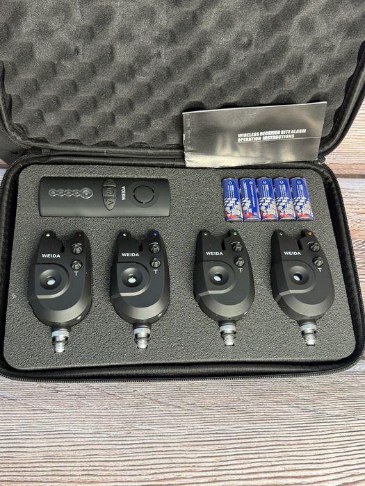 Набор сигнализаторов Weida FA-02 4шт c пейджером