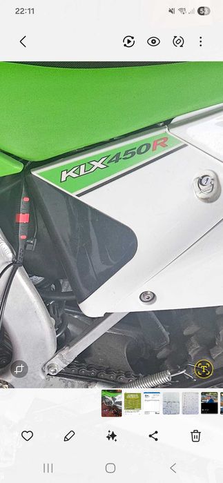Kawasaki klx 450 matrículada