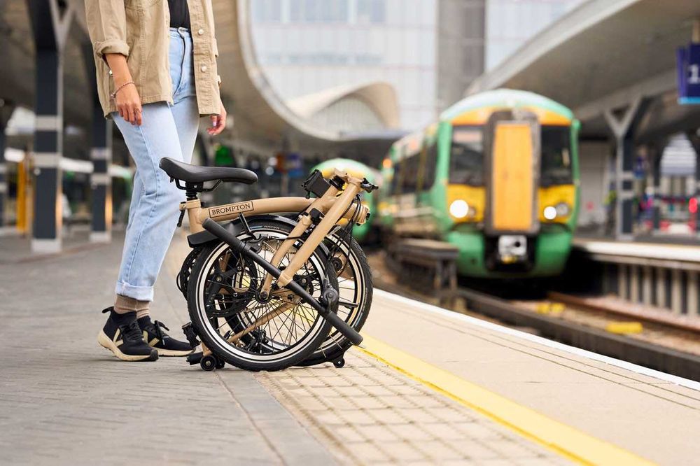 Rower Składany Brompton C-Line M12L Dune Sand Standard