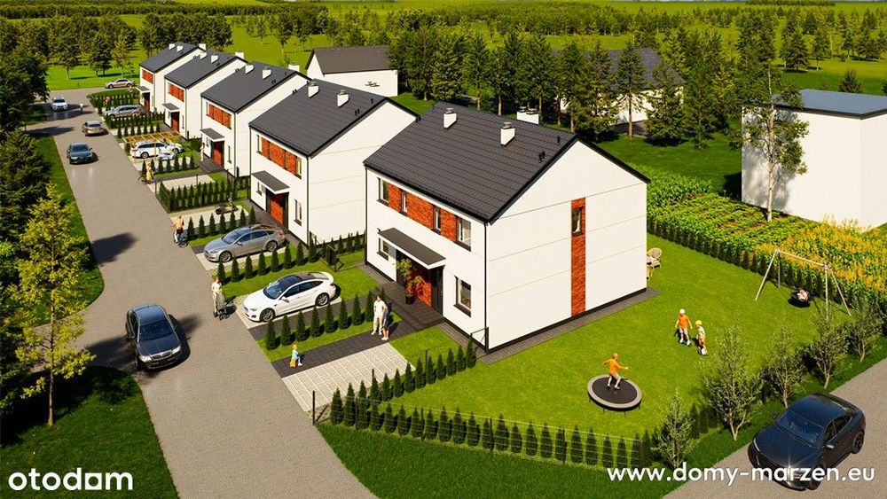 Dom 110 m2 z Ogrodem i  Parkingiem 5 Pokoi