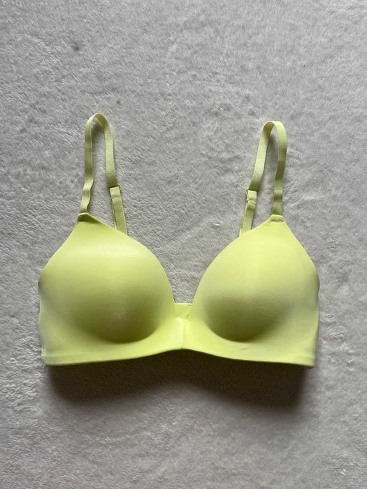 Primark cytrynowy biustonosz bez fiszbinów stanik 70c