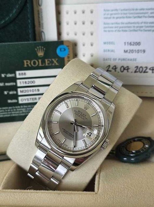 Rolex Oyster Datejust Roulette 36 mm ref: 126200