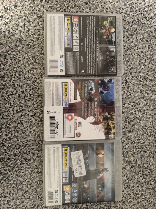 Dragon age origins/Max Payne 3/Batman Arkham origins PlayStation 3
