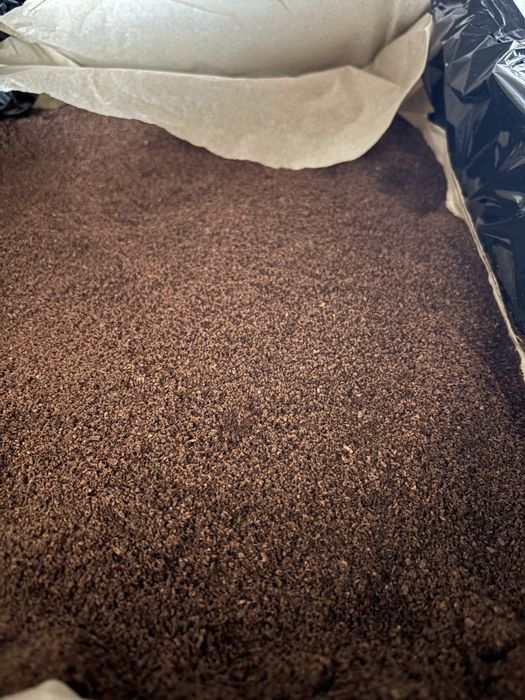 Nawoz dla roslin. Fusy z kawy z ekspresu