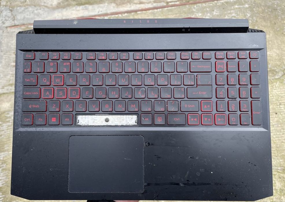 Клавиши кнопки клавиатура топкейс aser nitro 5 тачпад