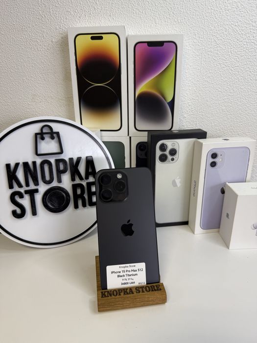 iPhone 15 Pro Max 512Gb Black Neverlock 91%