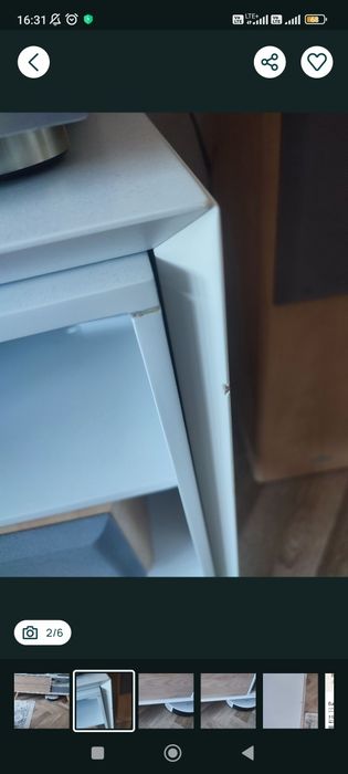 Szafka z forniru jesionowego i drewna