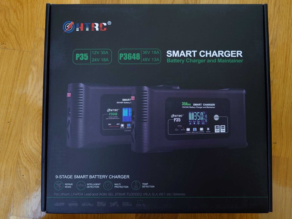 Універсальний зарядний пристрій HTRC Р15 Р35 SMART 12/24V зарядное