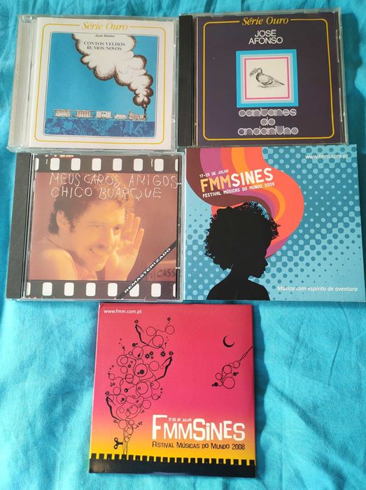 7 cd's originais, The Rolling Stones, David Bowie...