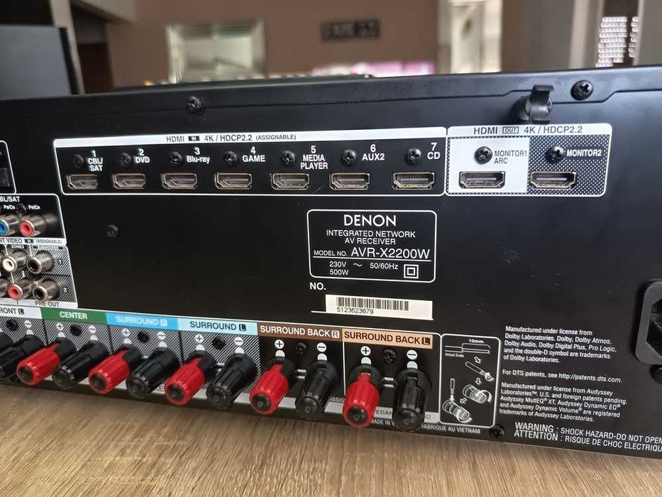 Denon avr-x2200w A/V Receiver