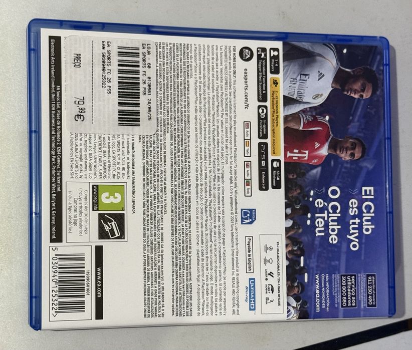 FIFA  26 EM CD novo