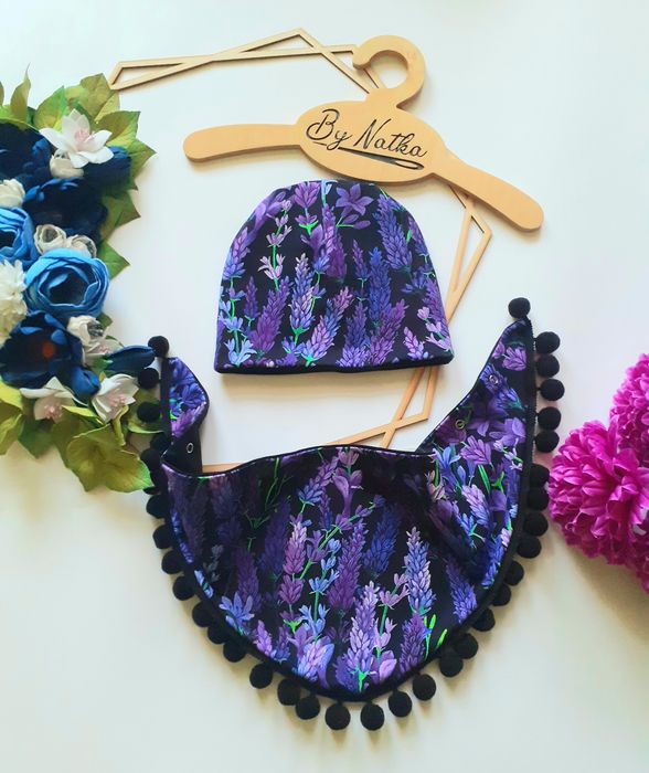 Komplet czapka z chustą