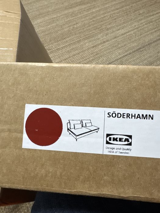Soderhamn ikea pokrowiec Kelinge rdzawy
