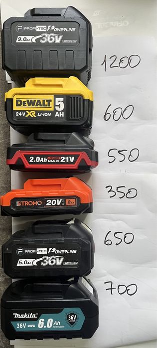 Акумулятор 4.0a makita,procraft,revolt,Stromo,profi tec та інші.