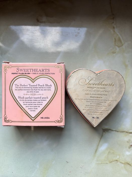 Róz too faced sweethearts peach beach serduszko