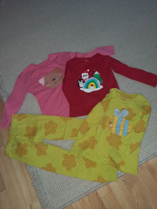 Piżamka Next I 2 bluzeczki-5-6 lat