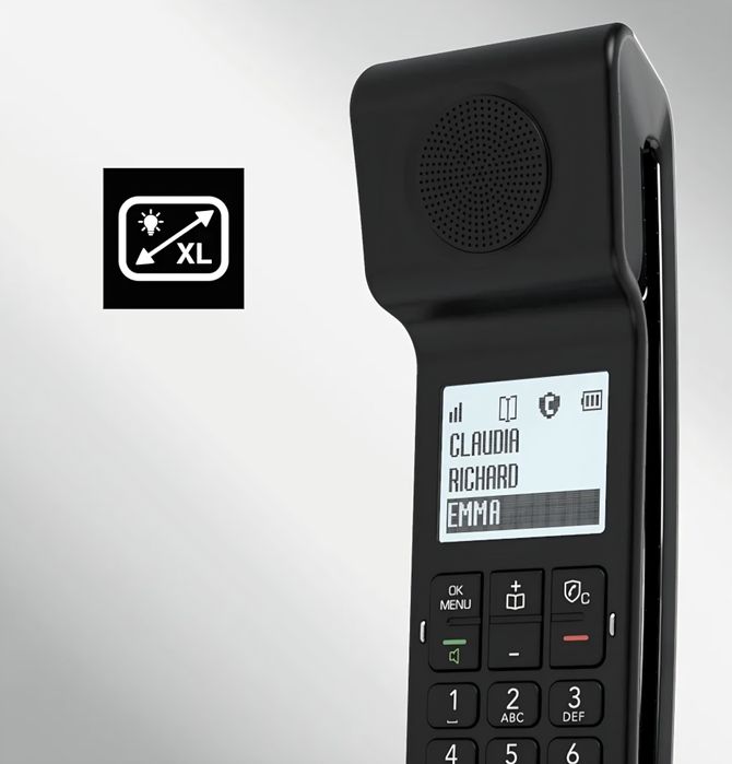 Telefon stacjonarny bezprzewodowy ALCATEL Epure  Vintage Design Nowy