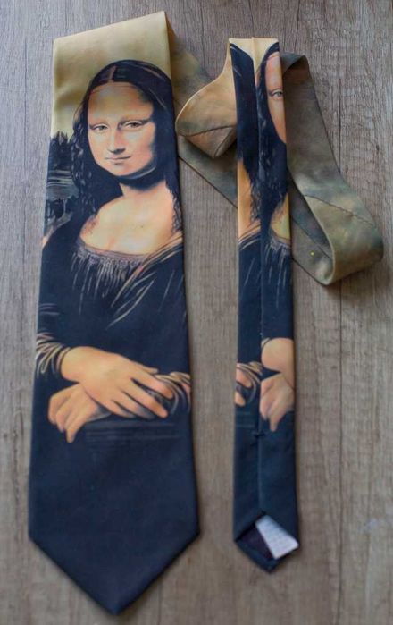 Kolekcjonerski krawat: 1984 Ralph Marlin & Co. "MONA LISA"