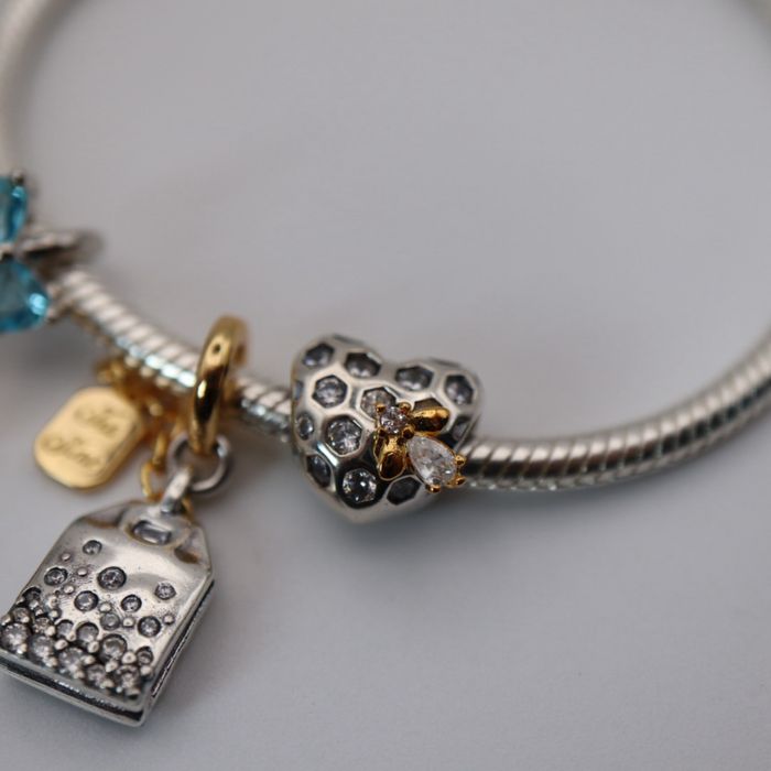 Zestaw 3 zawieszki Bridgerton charms S925