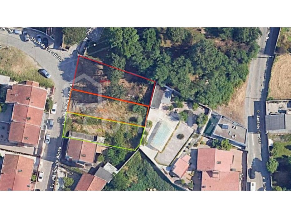 Loteamento para construção de moradias