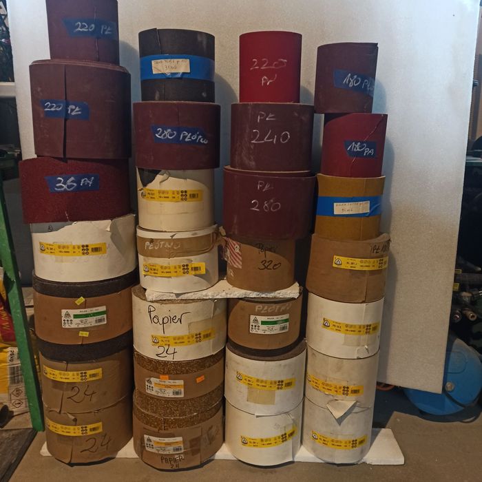 Papiery ścierne różne rodzaje