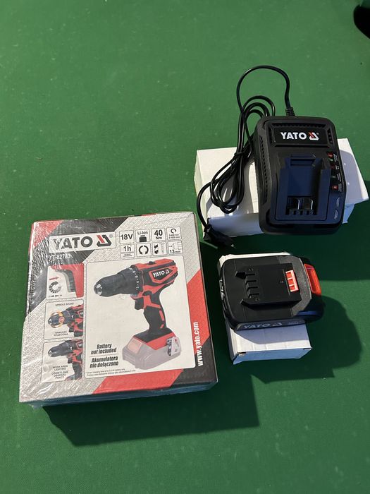 Nowa wkrętarka Yato, kpl. ładowarka, bateria