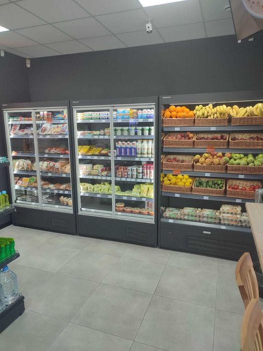 Торгові стелажі. Магазин під ключ. Холодильне обладнання. Вітрини