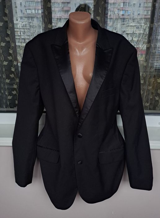 Черный классический пиджак жакет/женский удлинённый пиджак