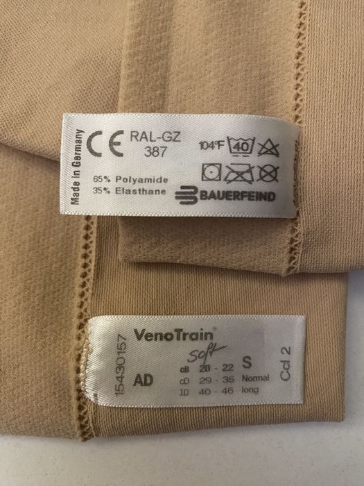 Podkolanówki uciskowe kompresyjne CCL2 Bauerfeind VenoTrain soft S