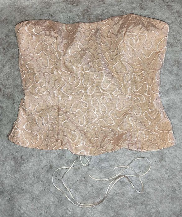 Beżowy gorset L (40) Barbara