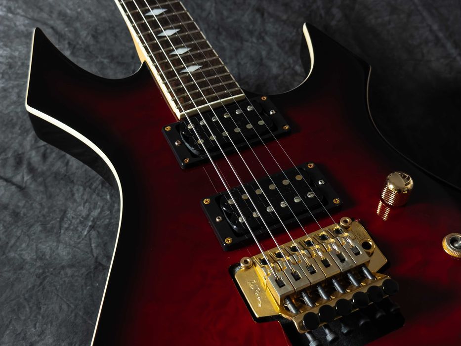 B.C. Rich Warlock-920JE See Through Red Burst
