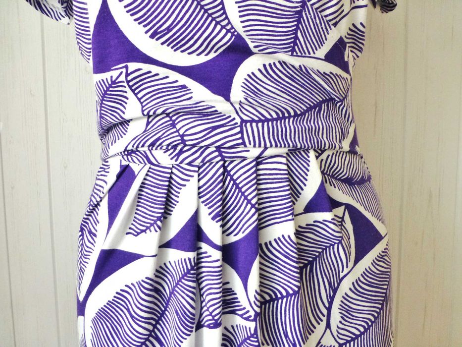 Hobbs London kopertowa letnia sukienka  S