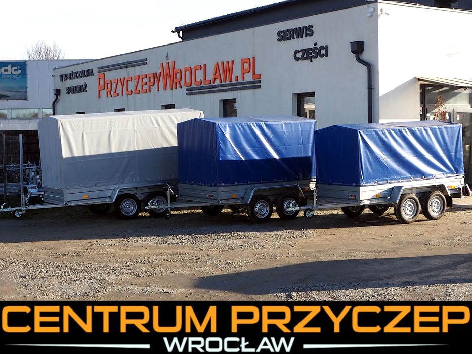 Rydwan EURO C750 / 2 OSIE / BAGAŻOWA / TOWAROWA / Z PLANDEKĄ / BEZ PLANDEKI / DMC: 750 KG  C750 / Nowa / Przyczepa lekka z plandeką lub bez / 2 osie / DMC 750 KG