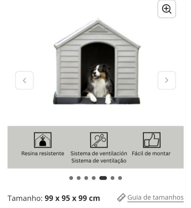 Casota cão grande nova + cesto