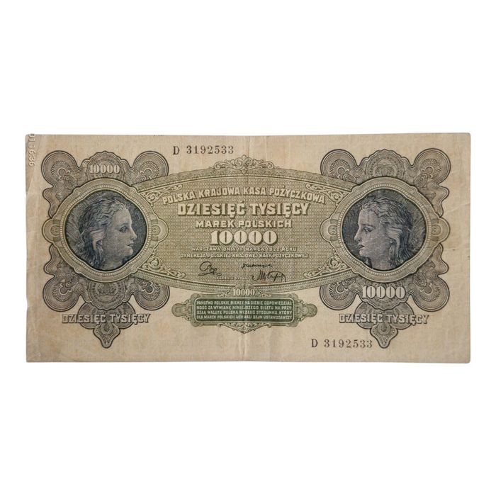 Polska 10000 marek polskich 1922 rok seria D