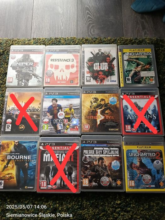 Gry PS3.  Sprzedam