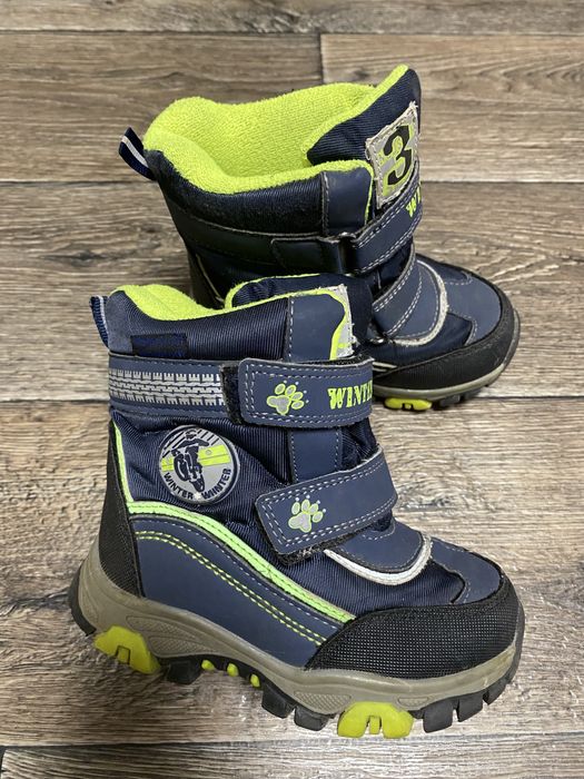 Дитячі зимові черевики, чоботи 26р,  16,5см