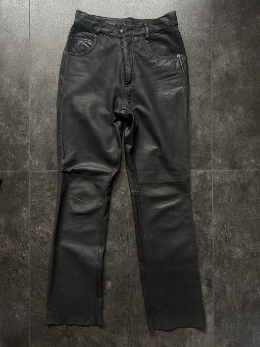 Штани/брюки з натуральної шкіри
