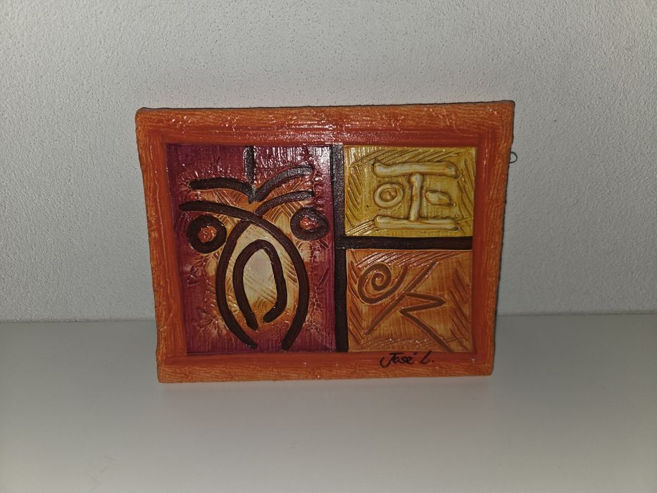 Coleção 6 Quadros Étnicos Taíno (Punta Cana) – Arte em Relevo