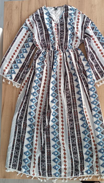 Sukienka boho frędzle