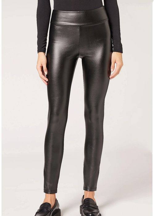 NOWE. Skórzane legginsy damskie r 38 M