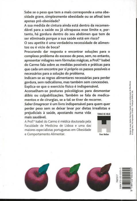 Saber Emagrecer - 12 Passos para Perder peso com Saúde