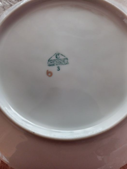 Stare talerzyki porcelana Chodzież