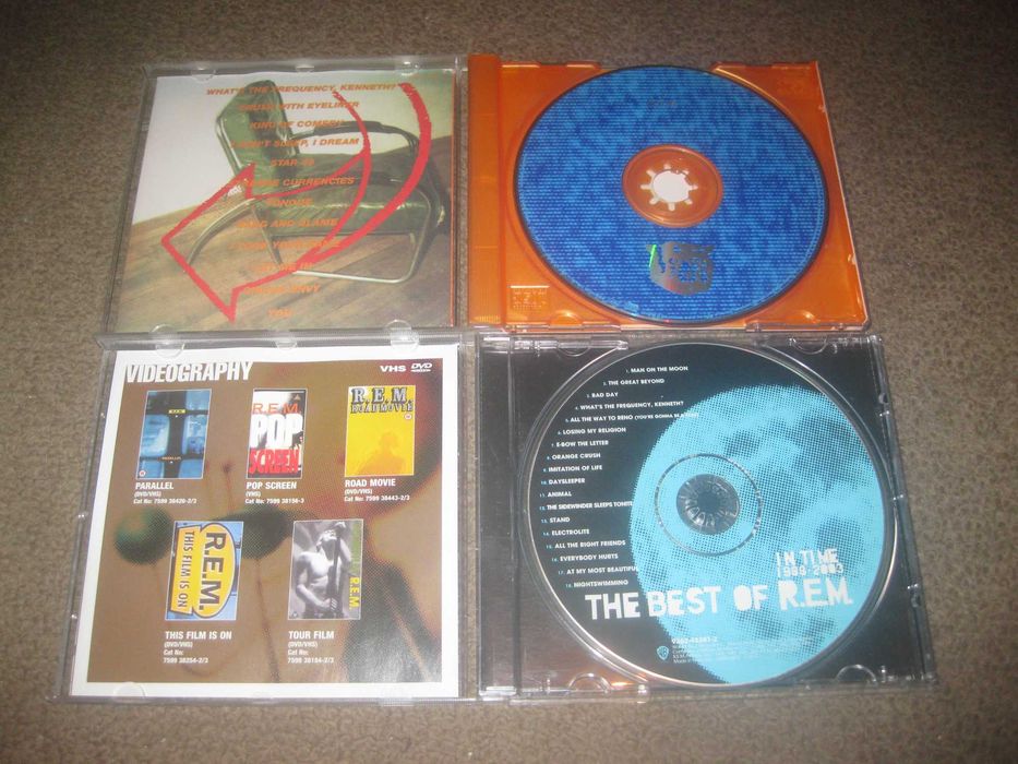 2 CDs dos "R.E.M."