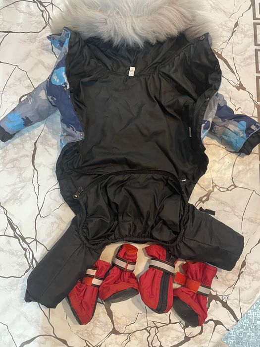 Зимний комбинезон и чопики для собачки