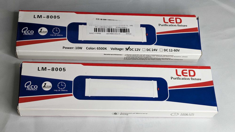 Led лампа 12-80v 10w для автономного світла