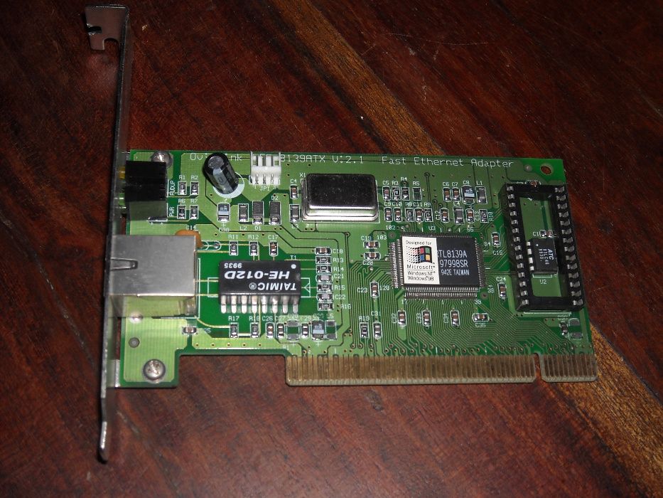 Placa de rede e modem antigos64286057116930123