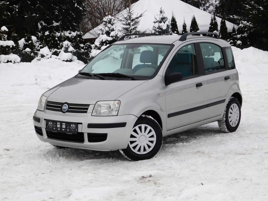 Fiat Panda*1.2 Benzyna*Klimatyzacja*Zadbana*Srebrna*Oryginał Przebieg