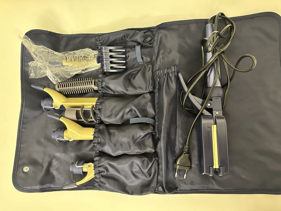 Плойка утюжок для волос набор 10в1 щипцы локон