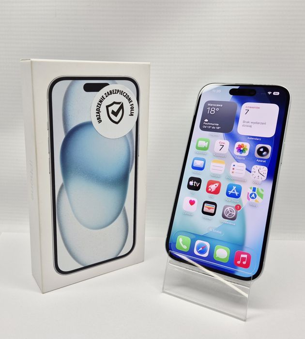 Smartfon APPLE IPHONE 15 128 gb, Komis Jasło Czackiego